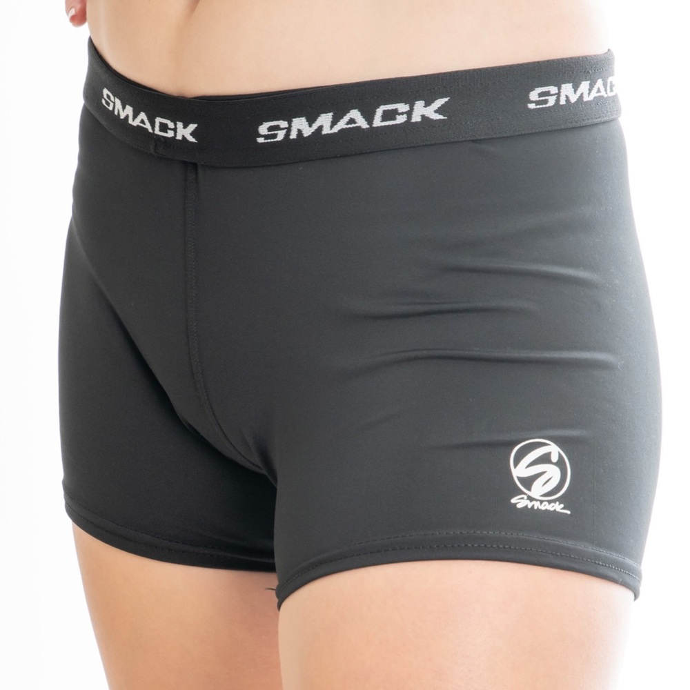 SMACK BLACK FLIP VOLLEYBALL SHORTS 3.5” SZ L